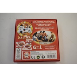 Le lynx Go ! Edition Educa 6 jeux en 1 jeu de société images logo voyage