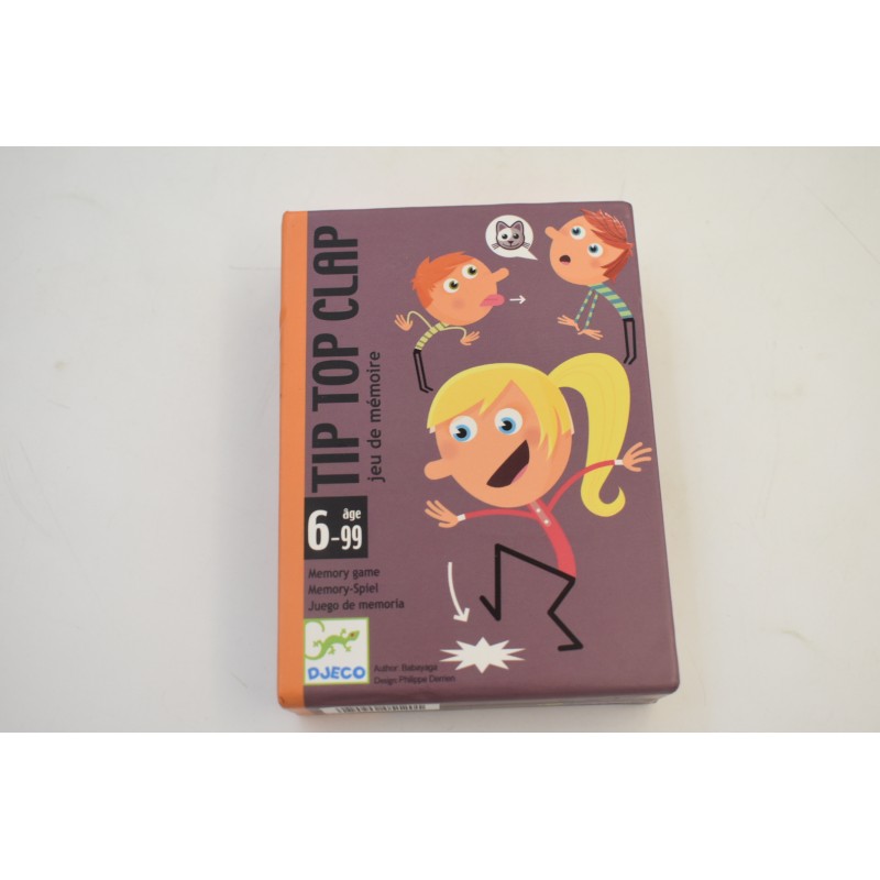 Tip Top Clap edition Djeco jeu de société jeux de memoire cartes