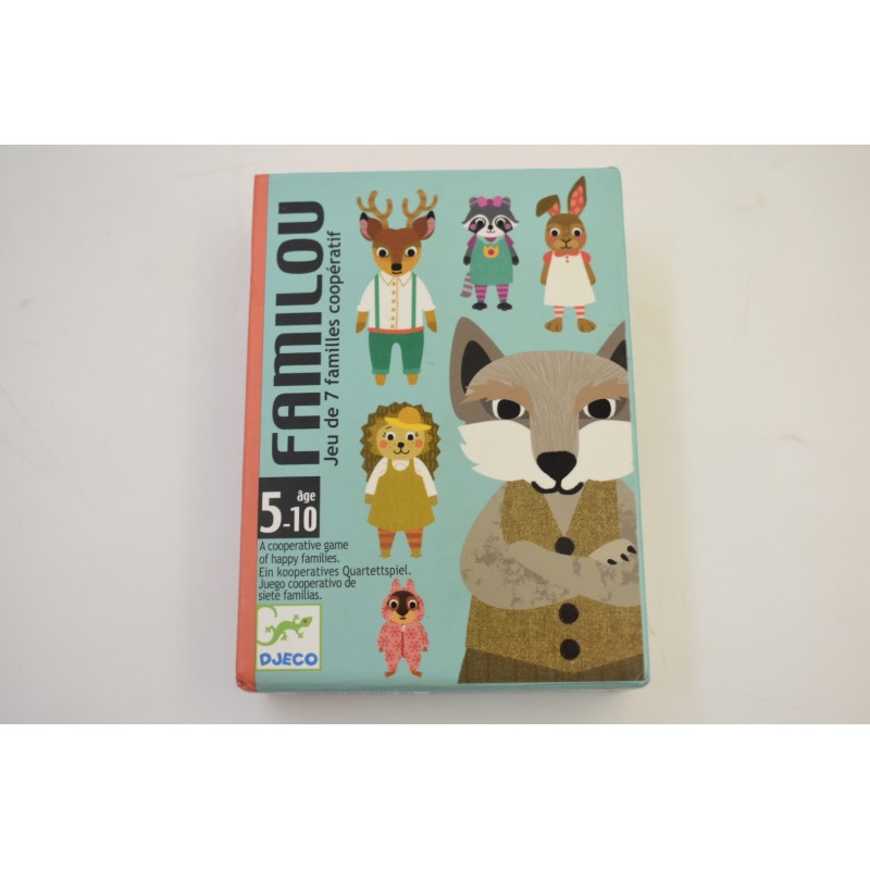 Familou Edition Djeco jeu de société jeux de 7 familles coopératif