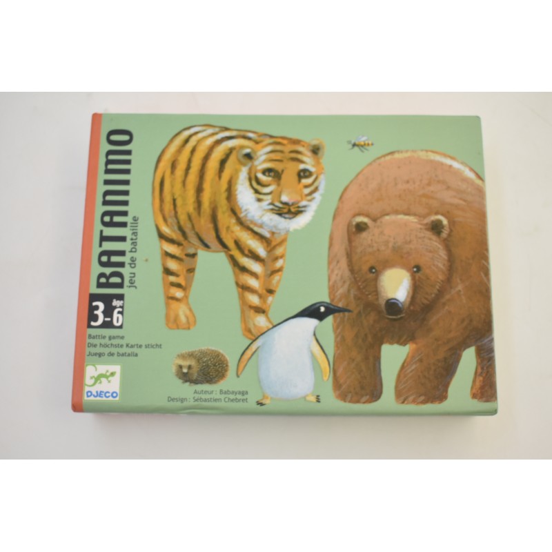 Batanimo Edition Djeco jeu de société jeux de bataille cartes