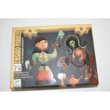 Casino Pirate Edition Djeco jeu de strategie et de bluff jeux de société cartes