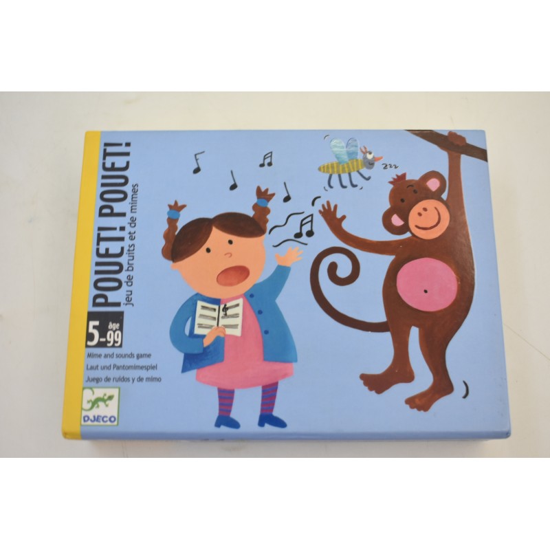 Pouet ! Pouet ! Edition Djeco jeu de bruits et de mimes jeux de société