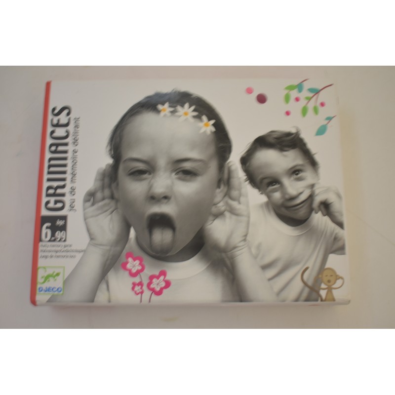 Grimaces Edition Djeco jeu de société jeux de mémoire delirant cartes