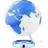 Wonday Light & Colour Hot Blue Globe Lumineux Sphere bleu blanc mappemonde décoration