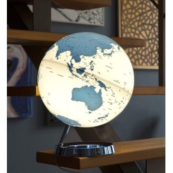 Wonday Light & Colour Hot Blue Globe Lumineux Sphere bleu blanc mappemonde décoration