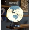 Wonday Light & Colour Hot Blue Globe Lumineux Sphere bleu blanc mappemonde décoration