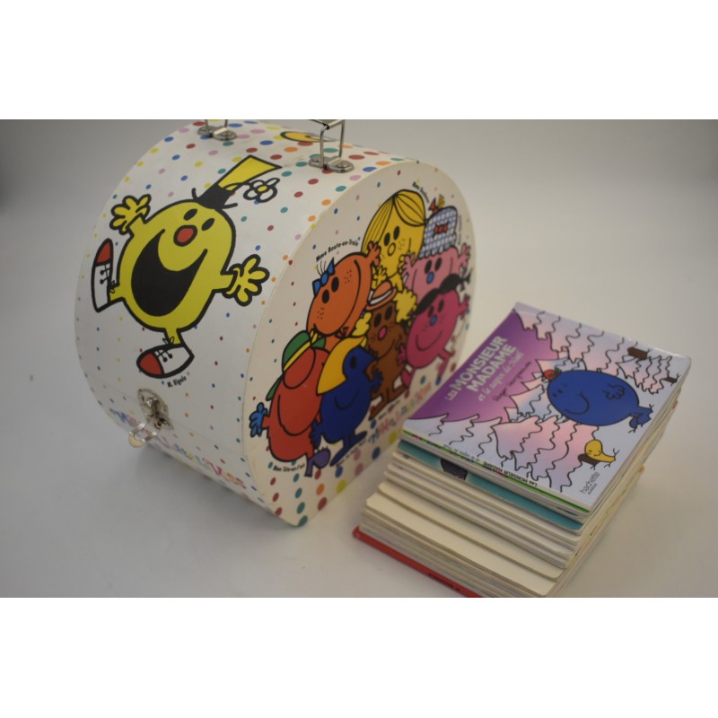 Monsieur Madame Boite valide rangement avec un lot de bd bande dessinée jeu jouet