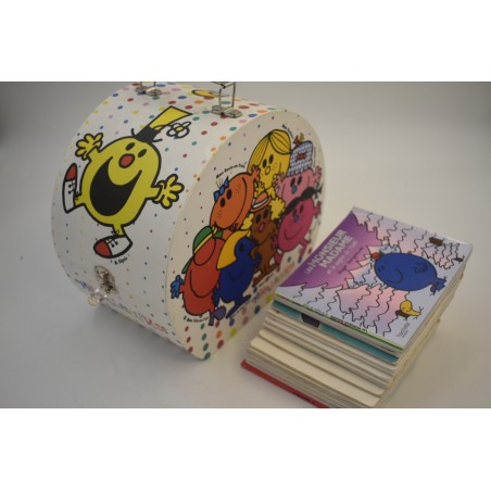 Monsieur Madame Boite valide rangement avec un lot de bd bande dessinée jeu jouet
