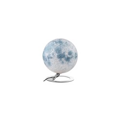 Wonday Globe Lune lumineux sphere carte 30 cm aluminium