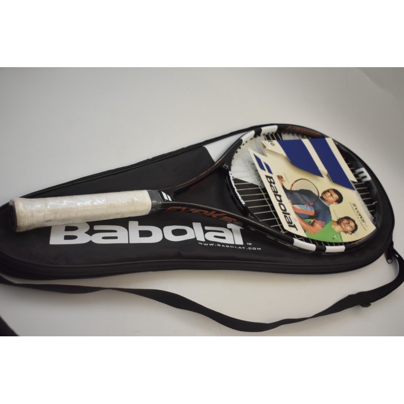 Neuve Raquette Tennis Babolat Evoke 102 Strung Grip 3 Us 4 3/8 105 Black Nadal