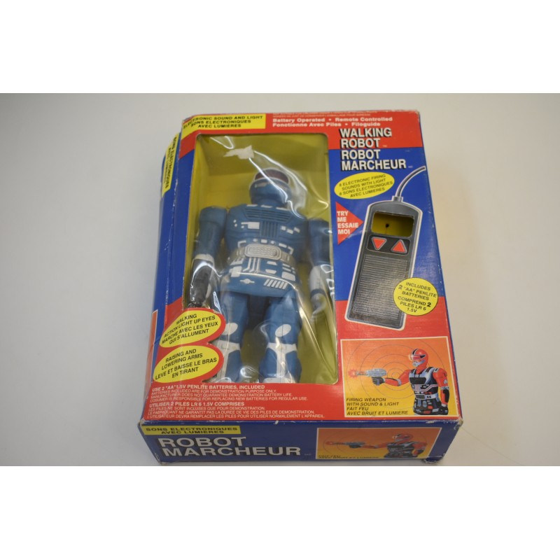 Walking Robot Parijouet Electronic Sound And Light Firing Weapon Jouet...