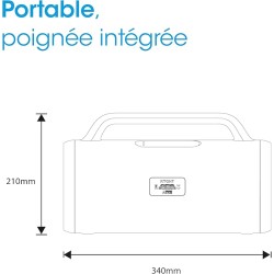 Ryght Toogoo Xl enceinte neuve puissante lumière son stereo resistant a l'eau kit main libre