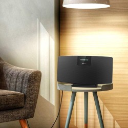 Philips M2505 HiFi (Dab+/FM, Bluetooth multipairing, entrée Audio 3,5 mm, Full-Range, 10 W) Noir radio musique enceinte