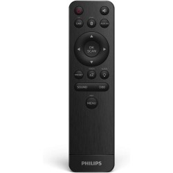 Philips M2505 HiFi (Dab+/FM, Bluetooth multipairing, entrée Audio 3,5 mm, Full-Range, 10 W) Noir radio musique enceinte