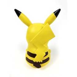 Pokemon Figurine Lumineuse Pikachu Poké Ball Enceinte sans Fil LED 2 Modes d'éclairage USB/microUSB AUX Jack 3.5 mm