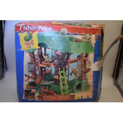 Fisher Price 1998 Complet En Boîte La Forêt De Robin Des Bois Jeu Jouet Vintage