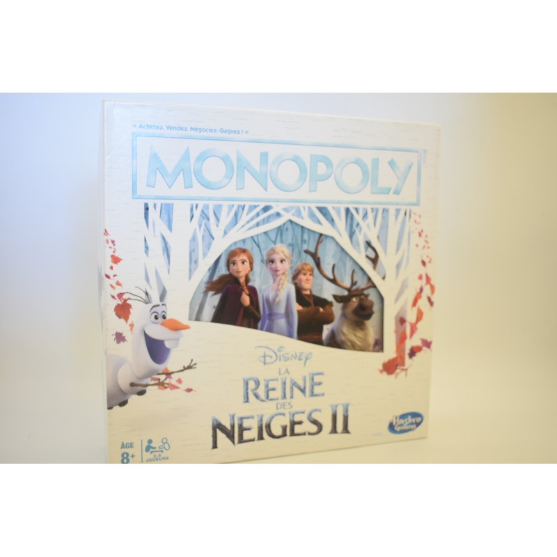 Monopoly Disney La reine des neiges 2 jeu de société Hasbro gaming jeux