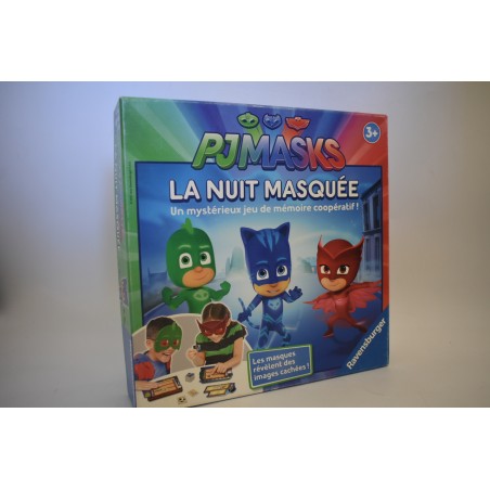 Pj Masks la nuit masquée jeu de mémoire cooperatif Edition Ravenburger jeux