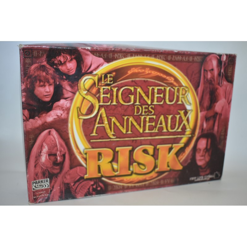 Risk Edition Les Seigneur des Anneaux jeu de société hasbro parker jeux conquete des terres du milieu figurines film
