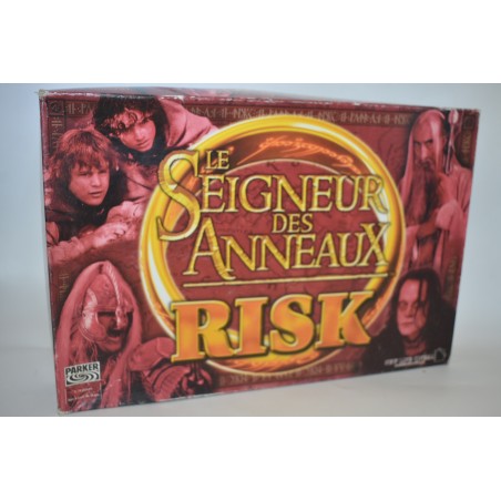 Risk Edition Les Seigneur des Anneaux jeu de société hasbro parker jeux conquete des terres du milieu figurines film