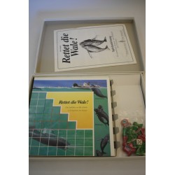 Rettet di Wale ! Edition  Verlagshaus die barque Spiel jeu de société greenpeace sauver les baleines orcs