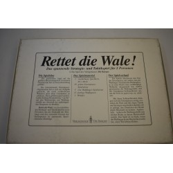 Rettet di Wale ! Edition  Verlagshaus die barque Spiel jeu de société greenpeace sauver les baleines orcs