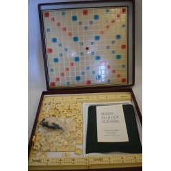 Scrabble Coffret Luxe Edition rare jeu de société jeux spear competition duplicate voyage plateau tournant