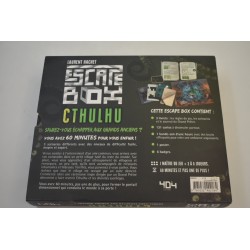 Escape Box Cthulhu Editions 404 jeu de société jeux echapper aux grands anciens