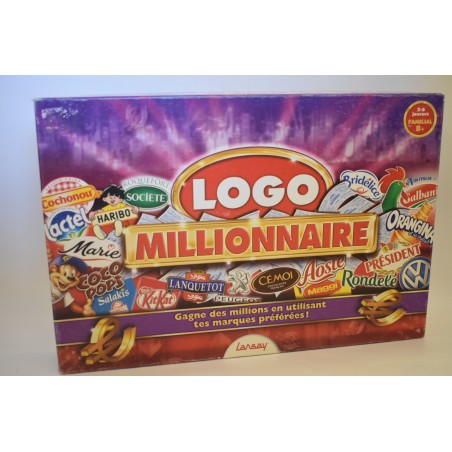 Logo Millionnaire Edition Lansay Jeu de société jeux marques luxe euros