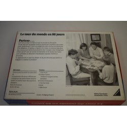 Le tour du monde en 80 jours 1986 Edition Ravensburger Course aventures Jule Verne jeu de société jeux bd livre