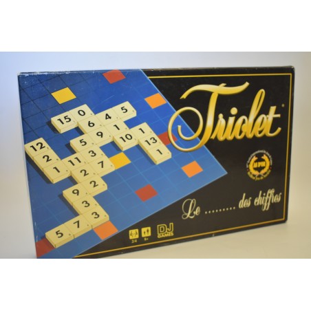 Triolet le scrabble des chiffres Edition Dj Games jeu de société As d'or