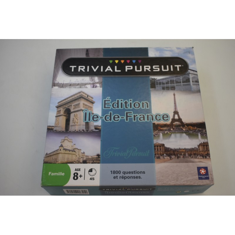 Trivial Pursuit Edition Ile de france winning moves region jeu de société parker hasbro jeux paris famille