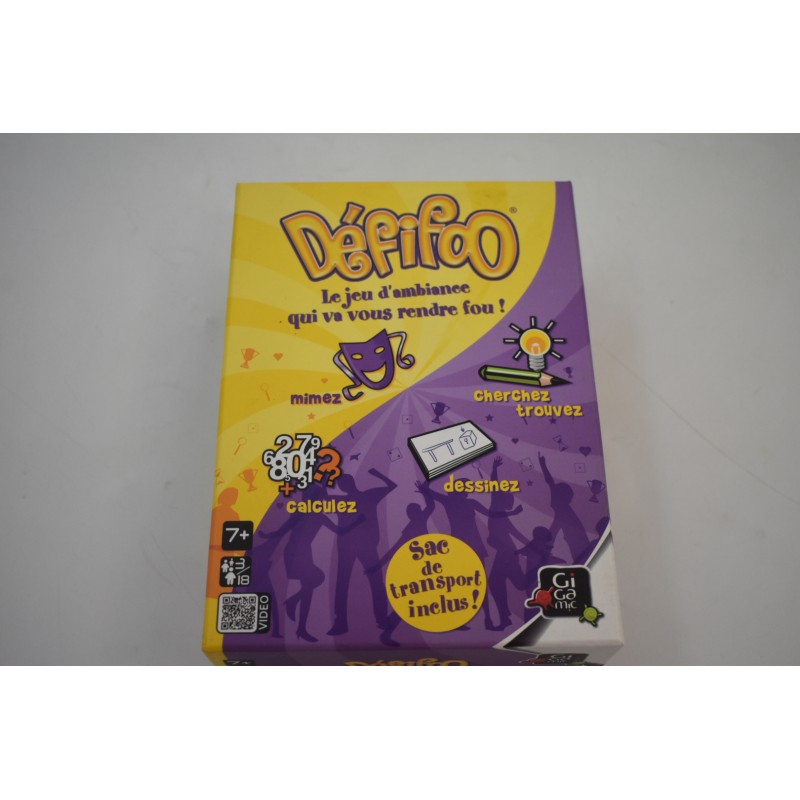 Défifoo Edition gigamic jeu d'ambiance jeux de société voyage