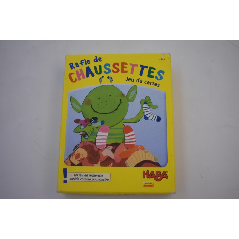 Rafle de chaussettes Edition Haba jeu de société jeux de cartes rapidité