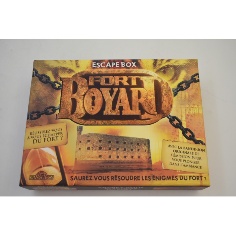 Fort Boyard Escape Box Les livres du dragon d'or enigmes du fort jeu de société jeu