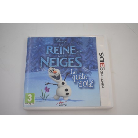 Disney La reine des neiges la quete d'olaf jeux vidéo nintendo 3DS jeu