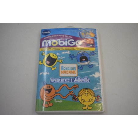 Monsieur madame Vtech Mobigo les aventures a jolieville jeux vidéo cartouche console educative tactile