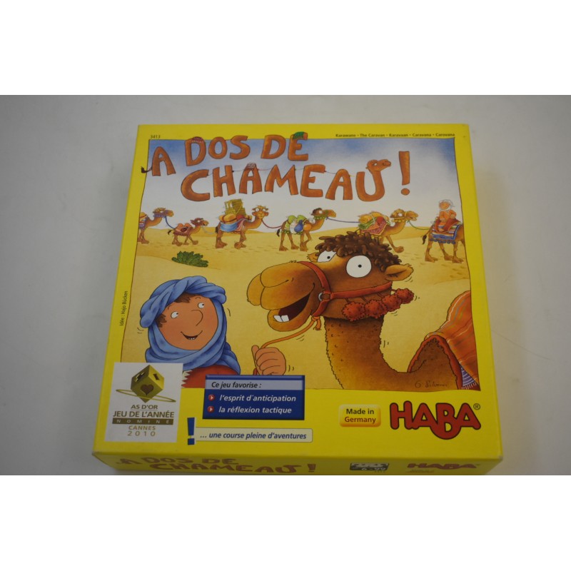 A dos de chameau ! Edition Haba jeu de société jeux as d'or course aventures réflexion tactique
