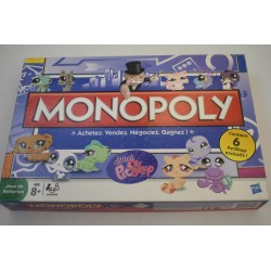 Monopoly Edition Littlelest Petshop 6 figurines exclusives jeu de société jeux parker hasbro