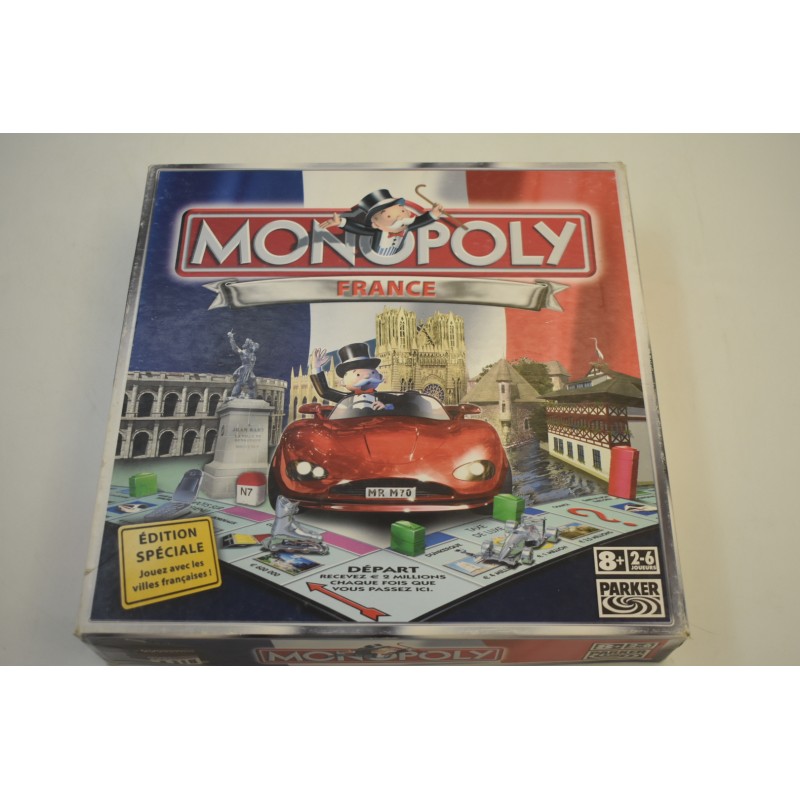 Monopoly Edition France jeu de société Parker Hasbro jeux éditions villes francaises