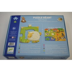 Puzzle tactile Géant edition djeco jeu de société tactilo ferme animaux