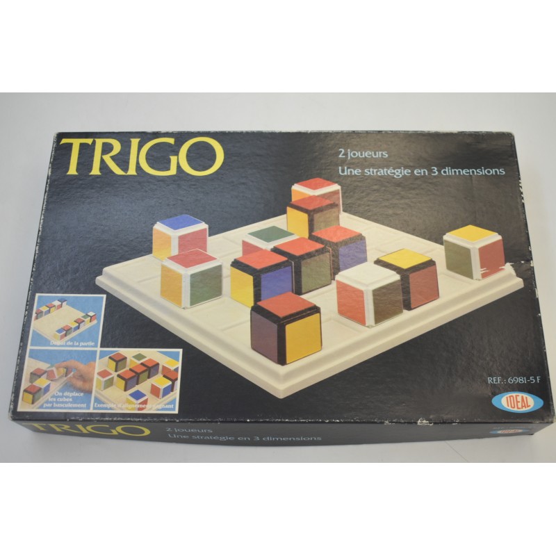 Trigo 1983 cbs Toys Edition Ideal jeu de société jeux strategie 3 dimensions
