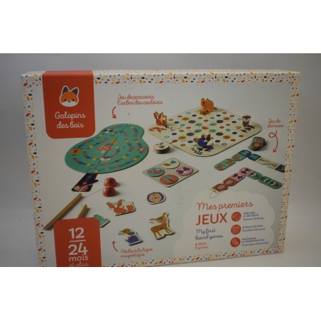Mes premiers Jeux Galopins des bois 8 jeu de société jeux eveil dominos peche parcours