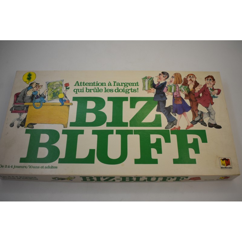 Biz Bluff Edition Miro Meccano jeu de société jeux business président argent