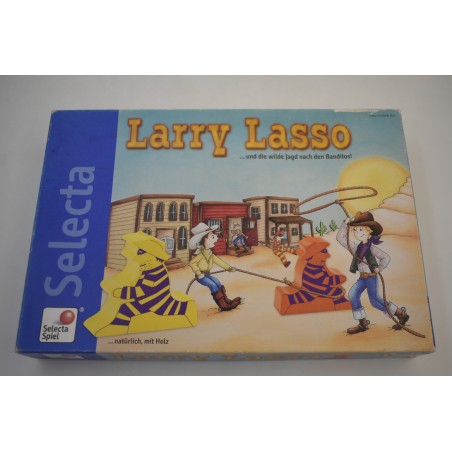 Larry Lasso Edition Selecta Spiel jeu de société jeux bois chasse aux bandits