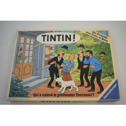 Tintin Et milou ! 1987 jeu d'enquête qui a enlevé le professeur Tournesol ? Edition Ravensburger jeux de société