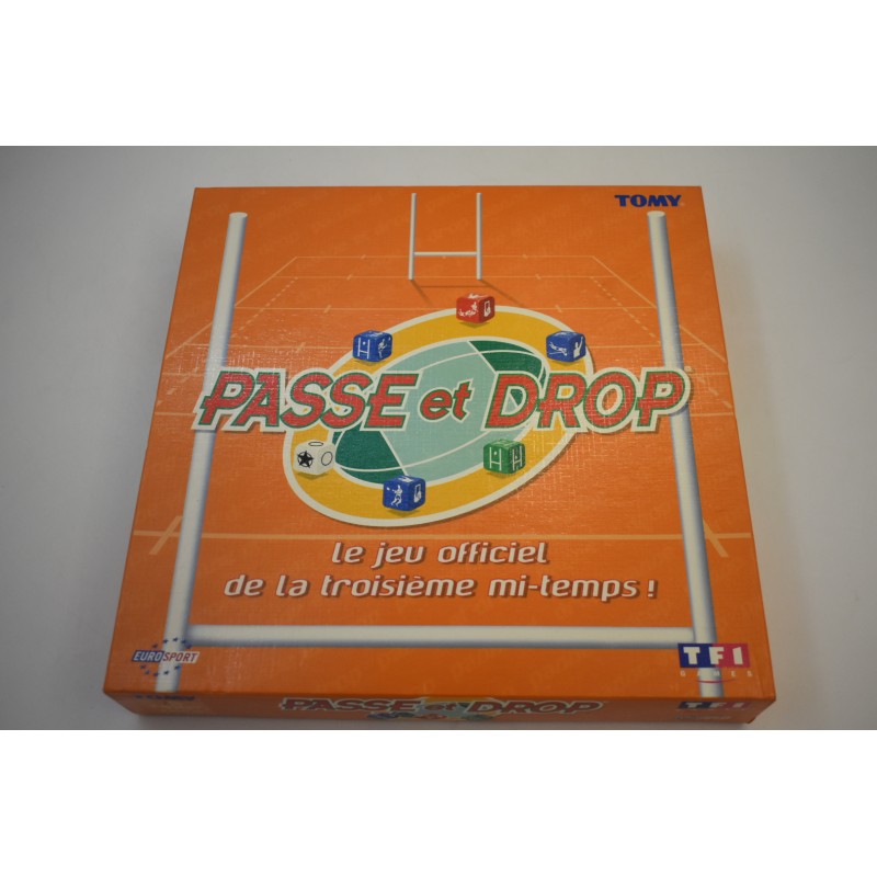 Passe et Drop Edition Tomy jeu de société tf1 games rugby carton rouge eurosport tir et but ovalie