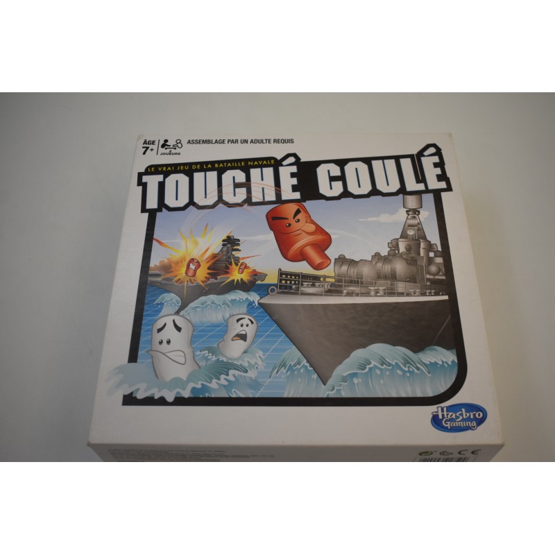 Touché Coulé le vrai jeu de la bataille navale Edition Hasbro gaming jeux de société