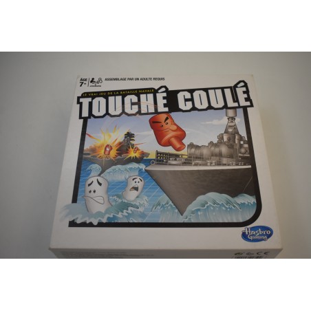 Touché Coulé le vrai jeu de la bataille navale Edition Hasbro gaming jeux de société
