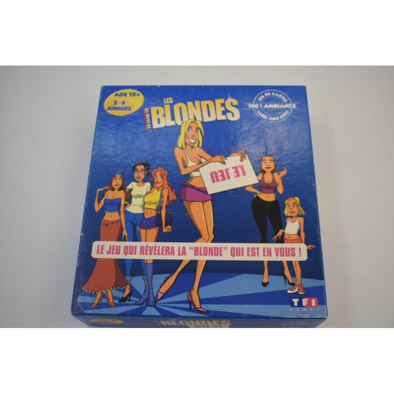 Les blondes le jeu la serie Tv jeu de société Tf1 games jeu de cartes ambiance fous rires